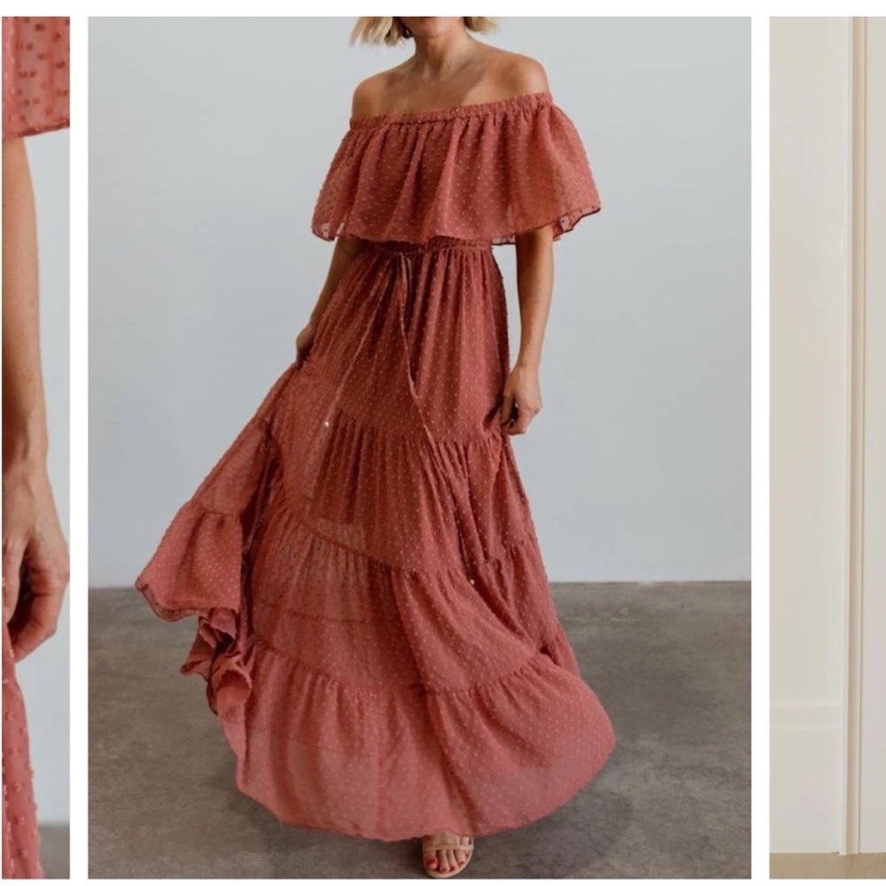 Burnt orange Baltic born maxi dress